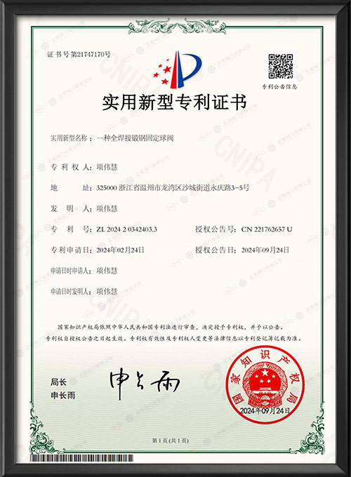 Практический новый патентный сертификат