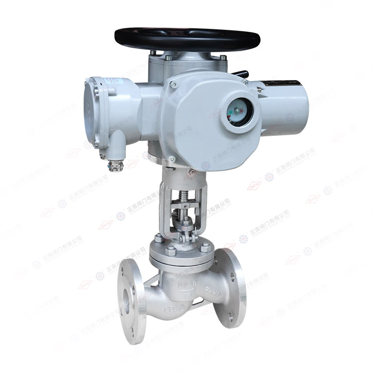 Запорный клапан на электрическом фланце