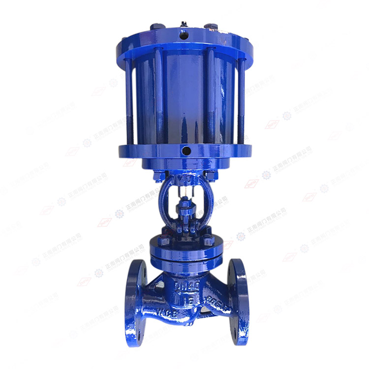 Пневматический запорный клапан