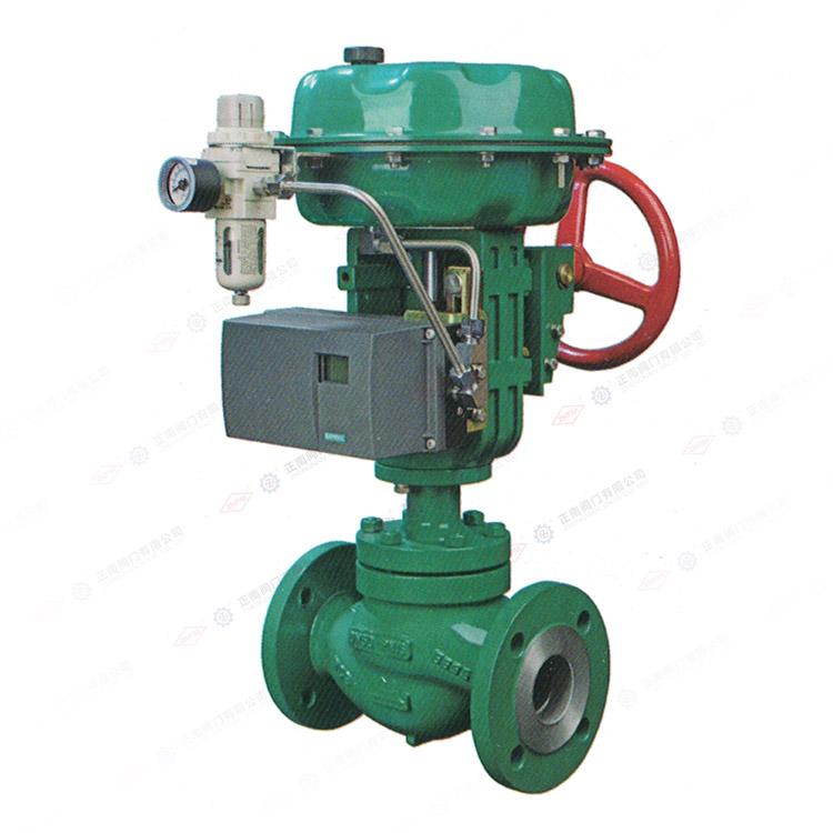 Пневматический цилиндр регулирует клапан